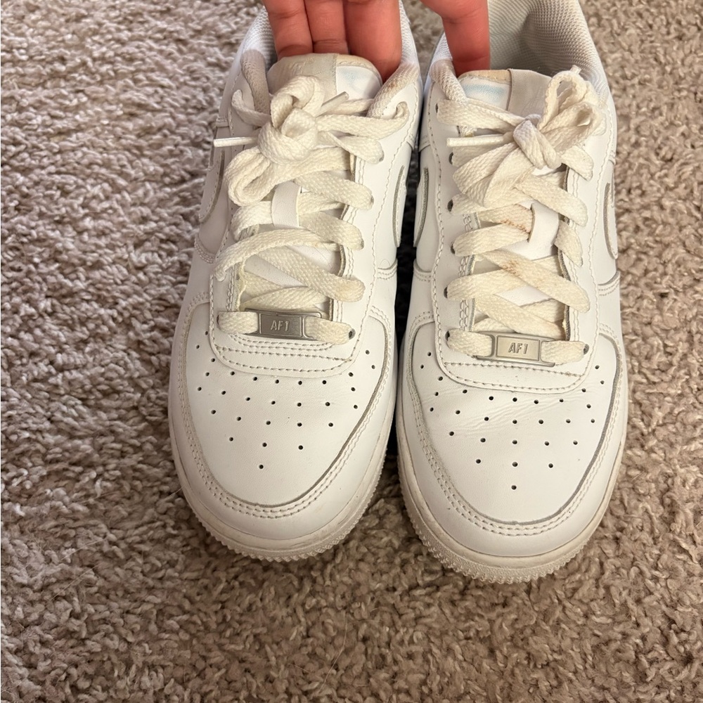 Nike Kids White AF1 Sneakers